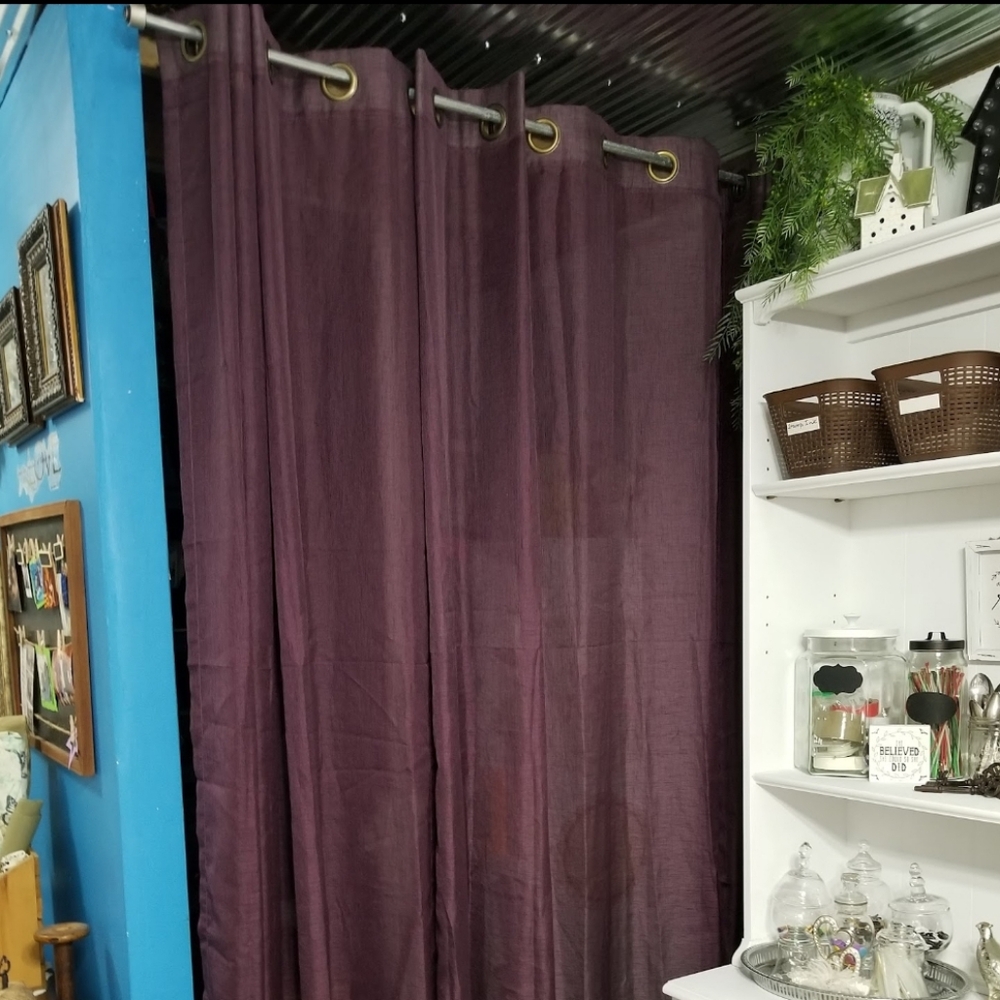 Purple Sheer Curtains